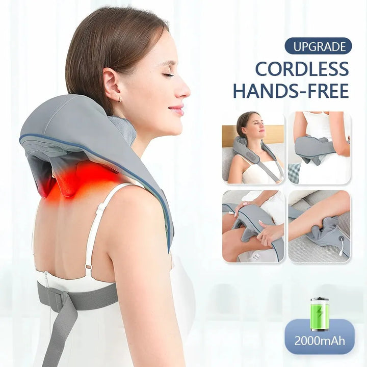 Wireless Neck And Back Massager - buyfoor